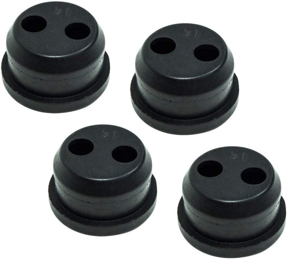 4-Pack Echo ES-255 (P07213001001 - P07213999999) Shred 'N' Vac Fuel Tank Grommet Seals Compatible Replacement