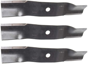 3-Pack John Deere Z645 EZtrak Mower (Worldwide Edition) - PC10431 Hi Lift Blade Compatible Replacement